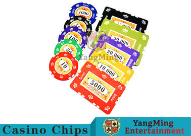 kaufen Aufkleber-stellt reiner Lehm-Pokerchip 760pcs 12g mit Zahl und UVlogo ein Online-Herstellung