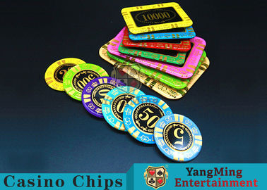 kaufen Anti- Fälschungsrfid-Kasino bricht/Kristallpokerchip-runde Form ab Online-Herstellung