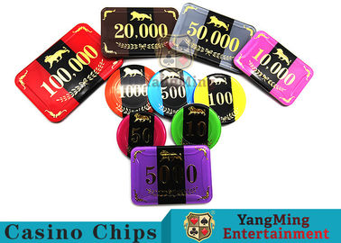 kaufen Kasino-Schürhaken-Chip Set With Aluminum Chips-Fall 3.3mm Stärke-RFID Online-Herstellung