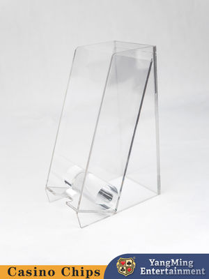 kaufen 8 Sätze Poker Kartenhalter, vollständig transparente Acryl Baccarat Poker Tisch Spiele Box Online-Herstellung