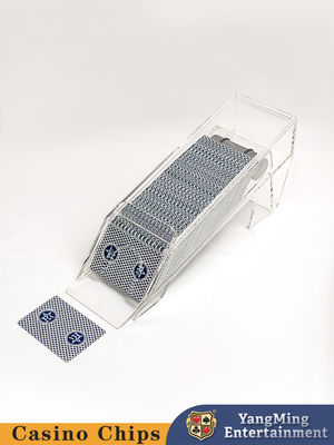 kaufen Vollständige Transparenz / 1 - 8 Deck Poker Spielkarten Acrylhändler Schuhe mit Spiegel für Glücksspiel Online-Herstellung
