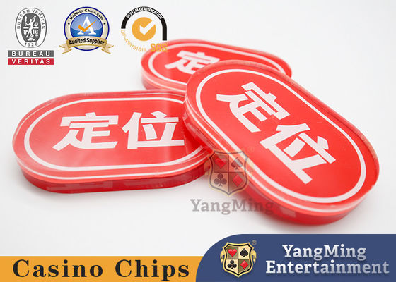 kaufen Akryl Casino Fabrik Neuer kundenspezifischer Entwurf Oval Produzieren Form Marke finden Online-Herstellung