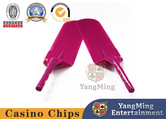 kaufen Casino Poker Club Spielkarten Marke Schaufel Rote Farbe Acryl Kunststoff Fabrik kundenspezifische Spieltisch Accessoires Online-Herstellung
