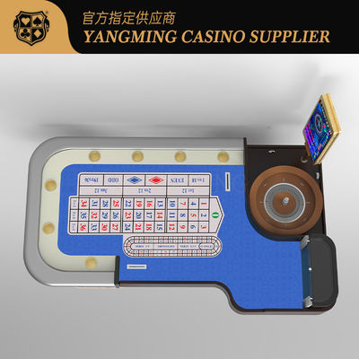 kaufen Luxus Qualität Treadle Roulette Tisch Casino Club Poker Spiel Roulette Tisch Online-Herstellung