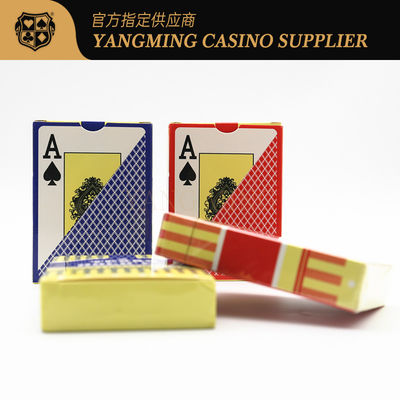 kaufen Hochwertige Texas Hold'em Große Buchstaben Frosted Plastikkarte Farbbox für Texas Hold'em Casino Casual Game Tabletop Poker Karte Online-Herstellung