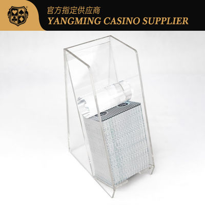 kaufen Volltransparenter Acryl-Rückschlaghalter für Baccarat Glücksspiel-Poker-Spiel Online-Herstellung
