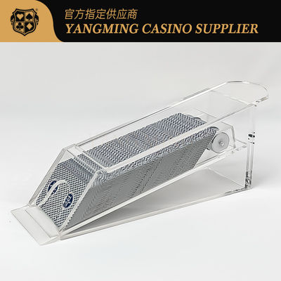 kaufen Hochwertige professionelle 8 Decks Transparente High Dealer Schuhe Acryl Poker Dealer Schuhe für Glücksspiel Online-Herstellung