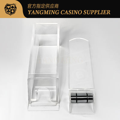 kaufen Professionelle Casino 8 Deck Poker Kapazität Klar hohe Acryl Dealer Schuhe für Casino Baccarat Poker Spiele Online-Herstellung