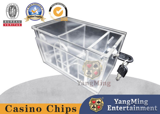 kaufen 8 Deck Standard-Kartenträger mit Schlüsselsperre Volltransparent Acryl-Fabrik kundenspezifischer Händlerhalter Online-Herstellung