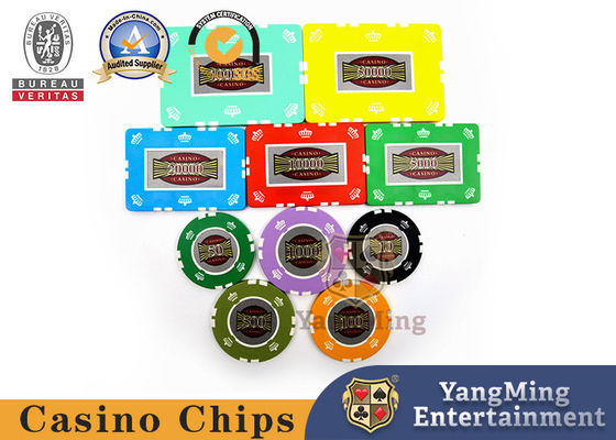 kaufen Plastik-RFID-Kasino Chips Set/10 Gramm Schürhaken-Club-Spiel-Aufkleber-brechen ab Online-Herstellung