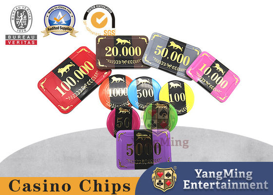 kaufen Hochwertige RFID Casino Chips Acryl Triple Chip Code Für Casino Poker Spiel Online-Herstellung