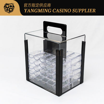 kaufen Poker Glücksspiel Grundlagen 1000 Yard Acryl Chip Box für Baccarat und andere Casino-Spiele Online-Herstellung