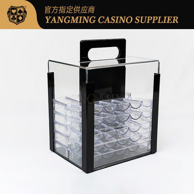 kaufen 1000 Casino Poker Clay Chip Clear Acrylic Poker Chip Carrier-einschließlich 10 Chip Racks Online-Herstellung