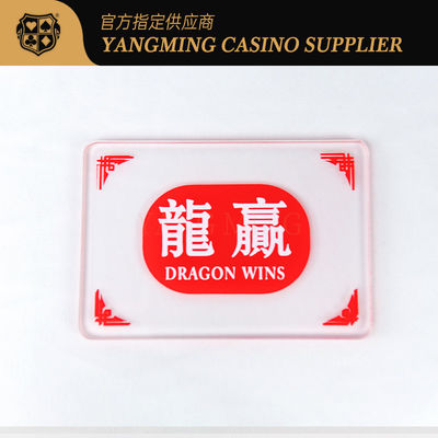 kaufen Baccarat Village Freizeit Board Casino Poker Tischspiel angepasst Matte Acryl Online-Herstellung