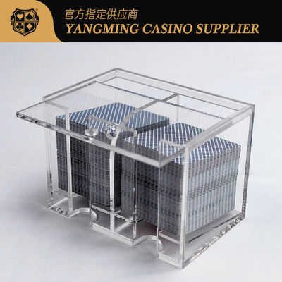 kaufen 8 Deck Casino-Qualität Acryl Klar Schrott Kartenhalter Club Poker Spiel Tischplatte Ablagehalter Online-Herstellung