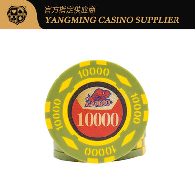 kaufen 600 Stücke 12g-Eisen-Kern-Clay Poker Chip Set-ABS Texas Hold sie Digital-Aufkleber-Code Online-Herstellung