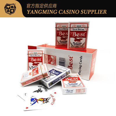 kaufen 280g Rot Blau Blaue Kern Pokerkarten Texas Baccarat Club Poker Spielkarten Online-Herstellung