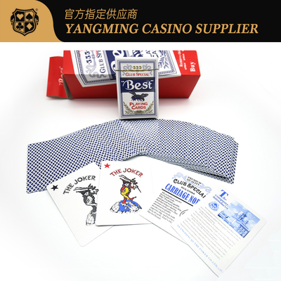 kaufen Professionelle rote blaue 280g blaue Kern Poker Karten Texas Baccarat Club Poker Spielkarten Online-Herstellung