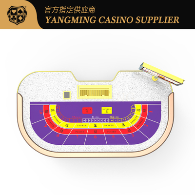 kaufen Luxus-Kartentisch im Casino-Stil mit 9 Sitzplätzen, optionaler Logo-Anpassung Online-Herstellung