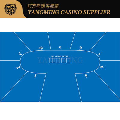 kaufen Texas Hold'em 9 Spieler Wasserdichtes Spieltischdecken-Design, Kundenspezifisch Online-Herstellung