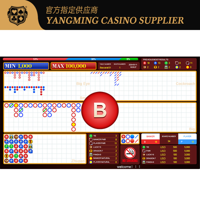 kaufen Baccarat Lucky Six Casino System Software Poker Tisch Chinesisch Englisch Zweisprachiges Wechselspiel Online-Herstellung