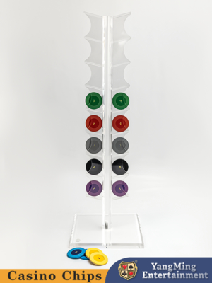 kaufen Pokerchip-Kasten-Spieltisch-runder Chipträger-Roulettetisch-Gewohnheits-Halter des Kasino-16pcs transparenter Online-Herstellung