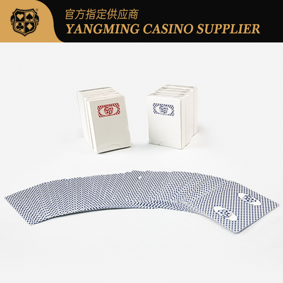 kaufen Original maßgeschneiderte Spielkarten Casino professionelle rote und blaue zweifarbige Karten auf Lager Online-Herstellung