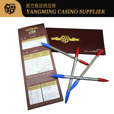 kaufen Hersteller's neue, kundenspezifische 50 Blatt pro Buch Casino Club Unterhaltung Baccarat Score Karten Online-Herstellung