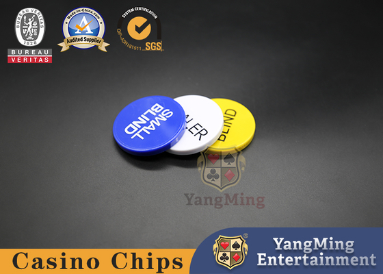 kaufen 50*6mm Kasino-Spiel-Zusatz-Texas-Schürhaken Vip-Verein-Händler-große blinde kleine Knopf-Kasino-Tabelle eingeweiht Online-Herstellung