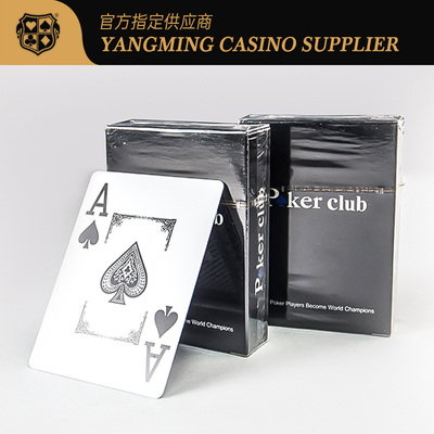 kaufen Texas Poker Club Spielkarten Wasserdicht Neues Material Kunststoff Großdruck Spieltischkarten Online-Herstellung