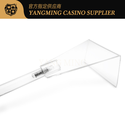 kaufen Volle transparente Kasino-Spiel-Zusatz-Acrylpokerchips harken,/teleskopische Plastikzerlegungs-spielende Chip-Rührstange Online-Herstellung