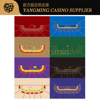 kaufen Casino Baccarat Tablecloth 9 Player Poker Table Game Can Be Designed And Customized Online-Herstellung
