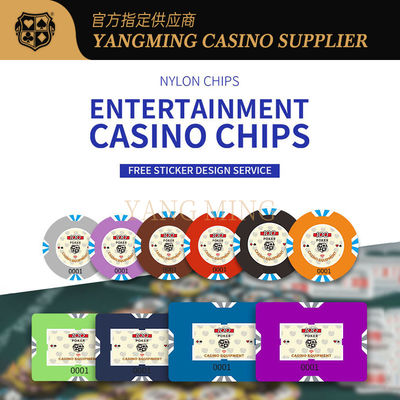 kaufen Customizable Nylon Casino Chips – Durable Poker & Gaming Tokens For Casino Game Online-Herstellung