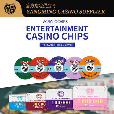 kaufen Factory Customized Acrylic Poker Chips Designed For Casino Baccarat Games Online-Herstellung