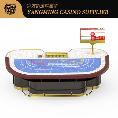 kaufen Solid Wood 10-Person Poker Table – High-End Baccarat Gambling Table For Sale Online-Herstellung
