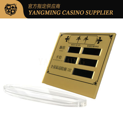 kaufen Casino Bull Poker Table Limited Rotkarte Akryl-Plastik-Bildschirmdruck kann angepasst werden Online-Herstellung