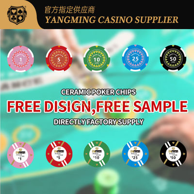 kaufen Ein komplett modernisierter Keramik-Chip-Poker-Chip-Set für Casino-Tischspiele Online-Herstellung