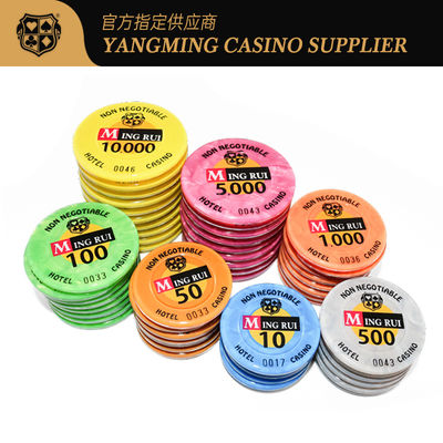 kaufen ABS RFID Glücksspiel-Chips, Monte Carlo Blackjack Poker Chips mit Sicherheitsnummer für den Casino Club Online-Herstellung