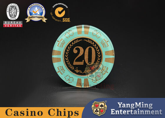 kaufen Anti- Fälschungscrystal poker chips/rechteckiger Schürhaken Chips For Casino Online-Herstellung