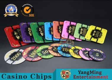 kaufen Acryl-Crystal Gold Stamping Chip Baccarat-Schürhaken-Gesellschaftsspiel-Tabellen-Chip Online-Herstellung