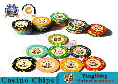 kaufen Farbenfrohe billigste Poker-Chips Großhandel Hochwertige kundenspezifische Casino-Aufkleber-Plaketten Online-Herstellung