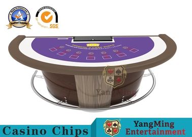 kaufen Luxussuperkasino-Blackjack-Tabelle, 7 Spieler-Kasino-Pokerspiel-Schreibtisch Online-Herstellung