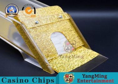 kaufen 8 Plattform-Handbuch-Spielkarten/Kasino-Karten-Schuh mit klarem Acryldeckel 5-7mm Thinkness Online-Herstellung