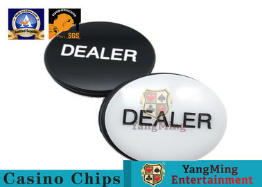 kaufen Doppelter mit Seiten versehener Texas Hold sie Messingkarten-Schutz-Casino Dealer Button-Metallschürhaken Chip Card Games Online-Herstellung