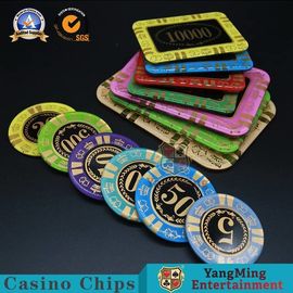 kaufen bricht rechteckige Pokerchips 13.5g/UV-Licht-Kasino-Schürhaken-Club Promi des Spieltisch-Plastik-RFID ab Online-Herstellung