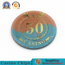 kaufen Hohe Temperatur, die Acrylkasino-Schürhaken Chips Round Shaped bronziert Online-Herstellung