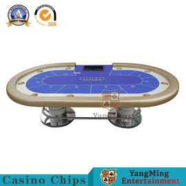 kaufen Ovaler Casino Poker Tisch Texas Hold'em Baccarat Quadrattisch mit 10 Spielern Online-Herstellung