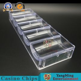 kaufen Völlig klarer Aluminiumschürhaken Chip Case With Tray Fix 100 runde Chips Online-Herstellung