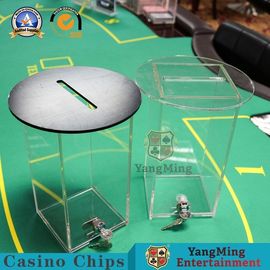 kaufen Schürhaken-Tabellen-Spielkarte-Acryl-Tropfen-Kasten-Schwarz-Rundboden mit Metallverschluß Online-Herstellung