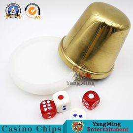 kaufen Kasino-Schürhaken eingeweihtes Würfel-Shaker Cup Casino Game Accessories-Eisen + Acrylmaterial Online-Herstellung